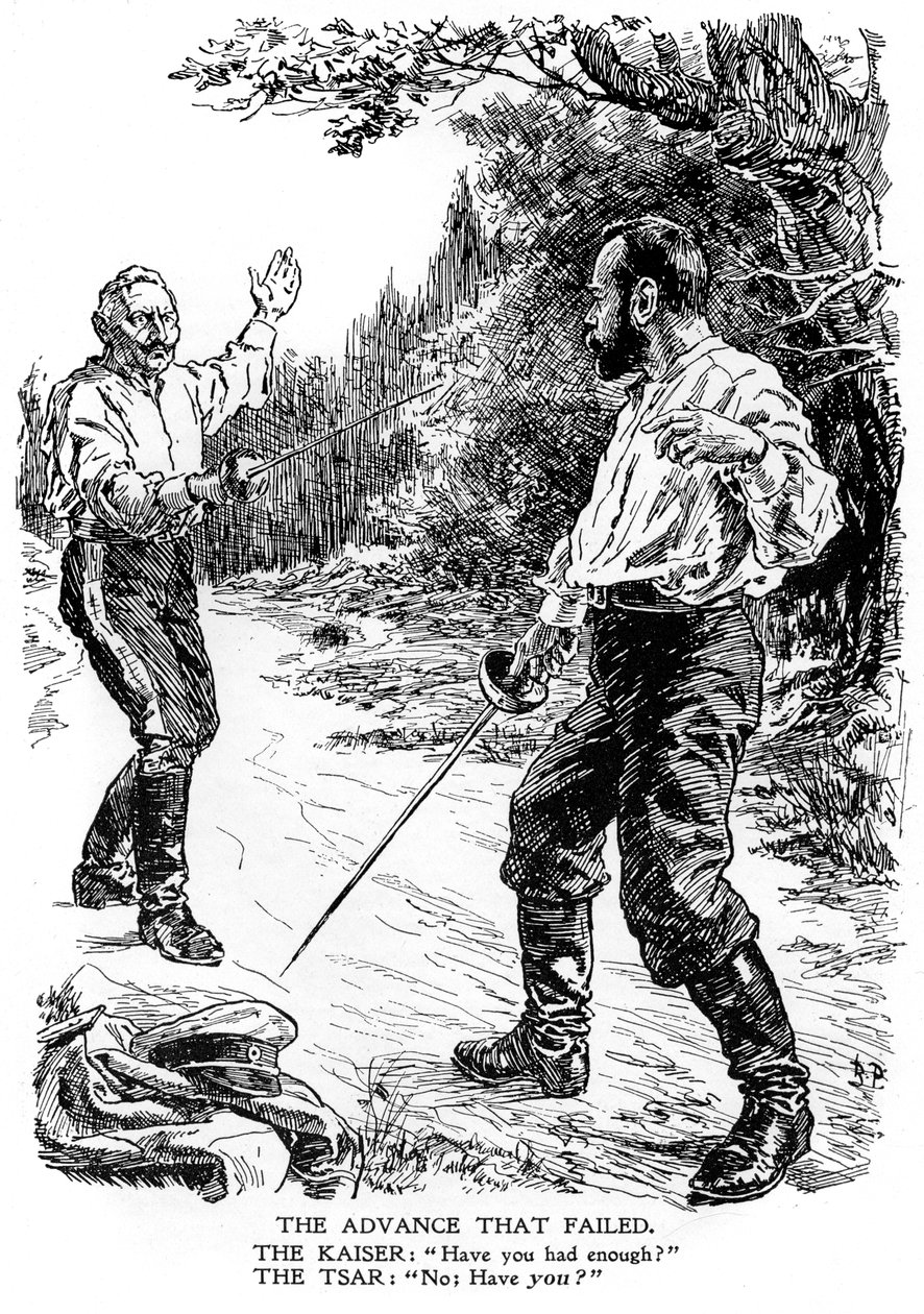 Başarısız Olan İlerleme, Birinci Dünya Savaşı, 1914-1915, 1920 by Bernard Partridge