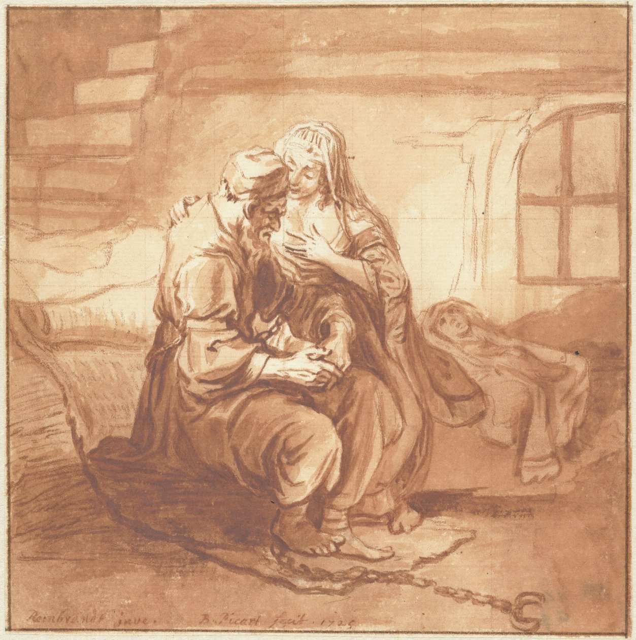 Roma çocukluk aşkı by Bernard Picart