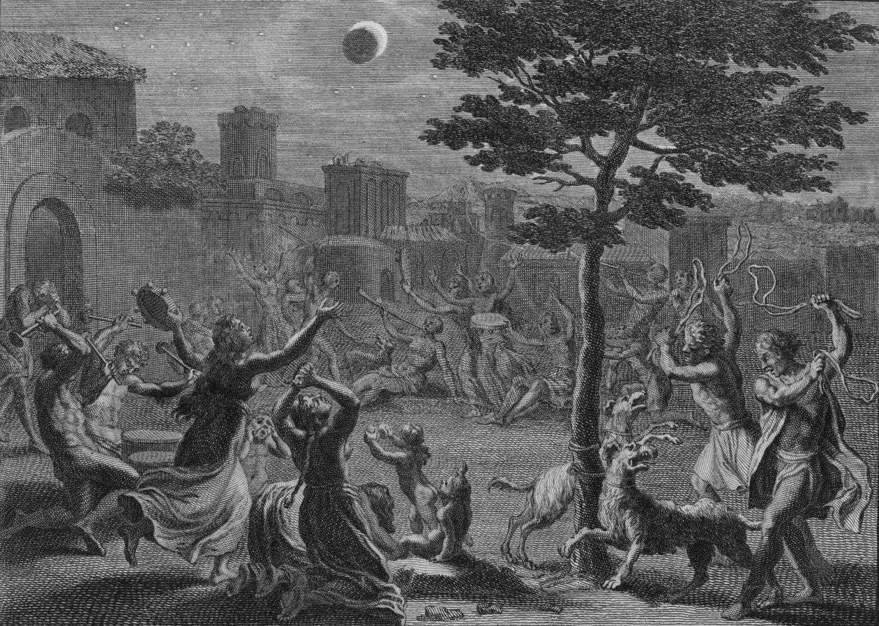 Ay Kırpması sırasında Peruluların Çorak Toprakları, 1723. by Bernard Picart