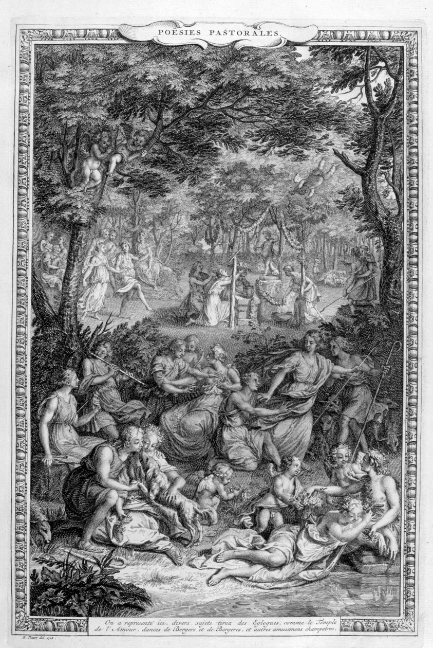 Şiir pastoralleri, 1728-1729 by Bernard Picart