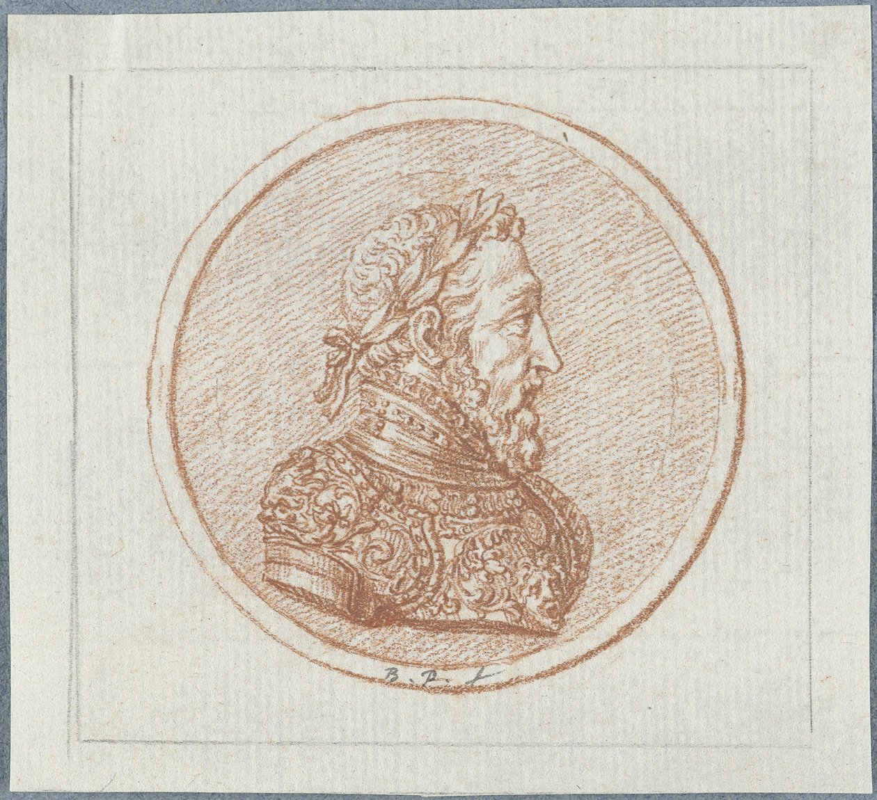 Fransa Kralı II. Henry'nin portresi, 17. yüzyılın ikinci yarısı. by Bernard Picart