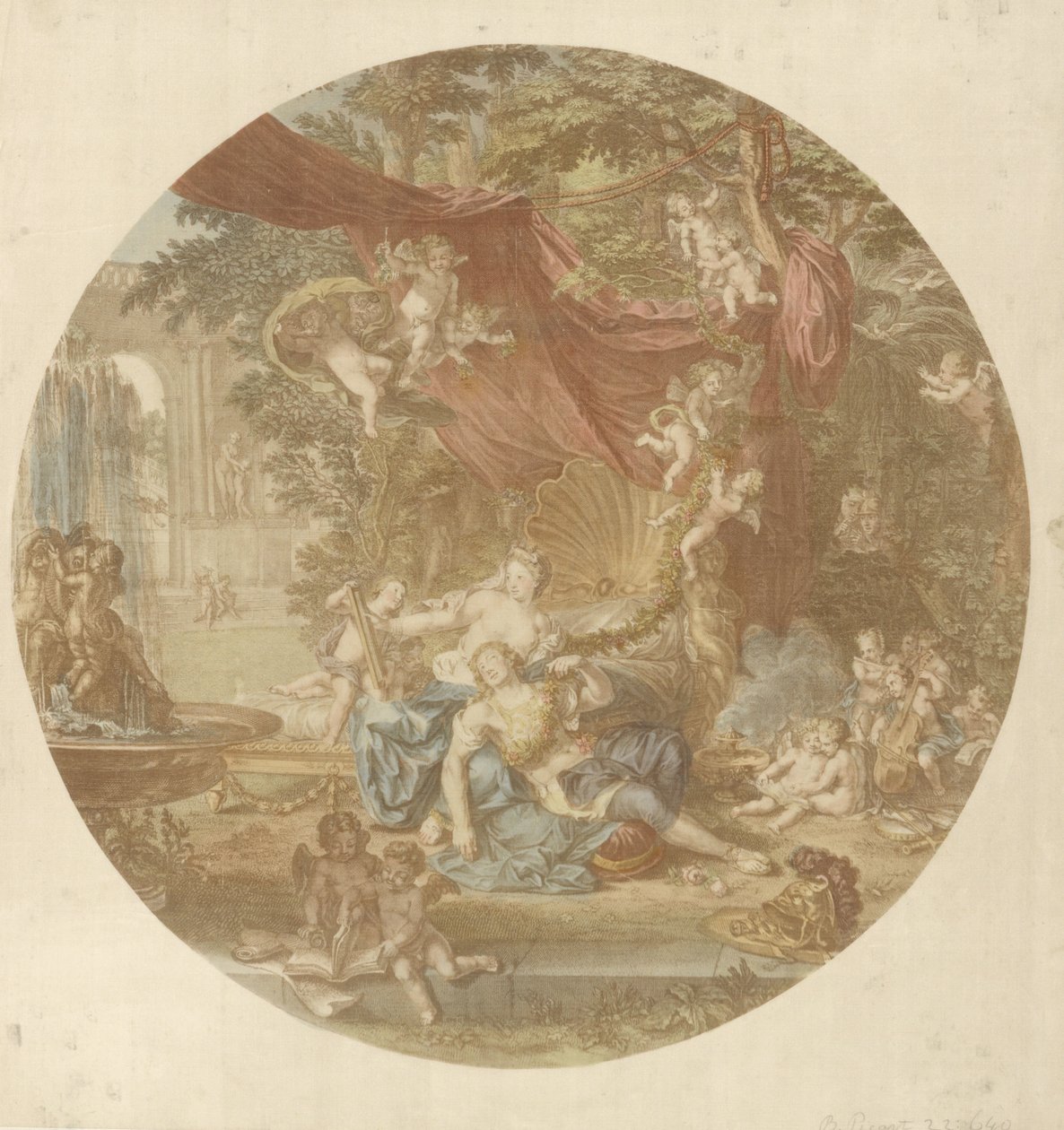 Armida'daki Rinaldo by Bernard Picart