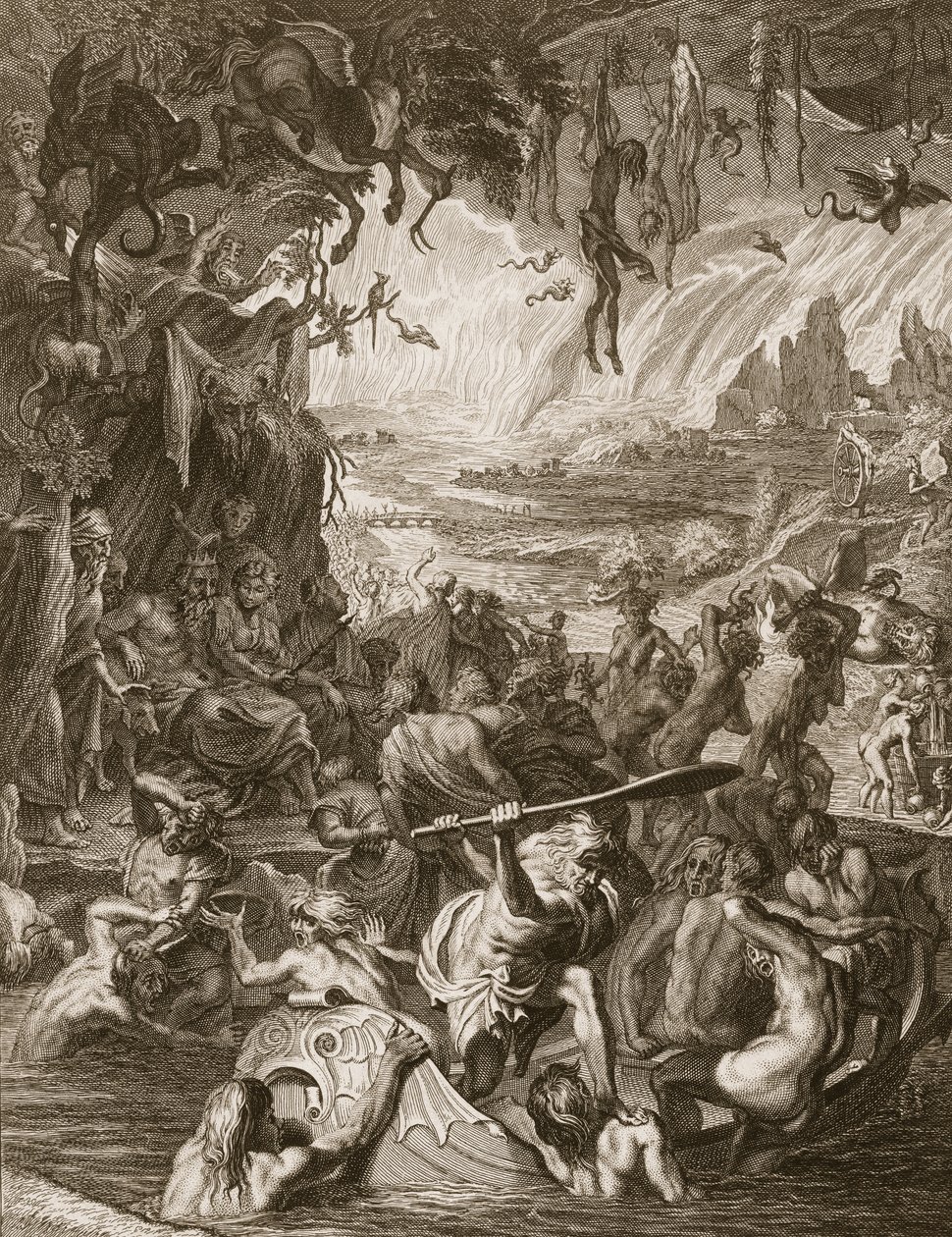 Scene of Hell, 1731  by Bernard Picart