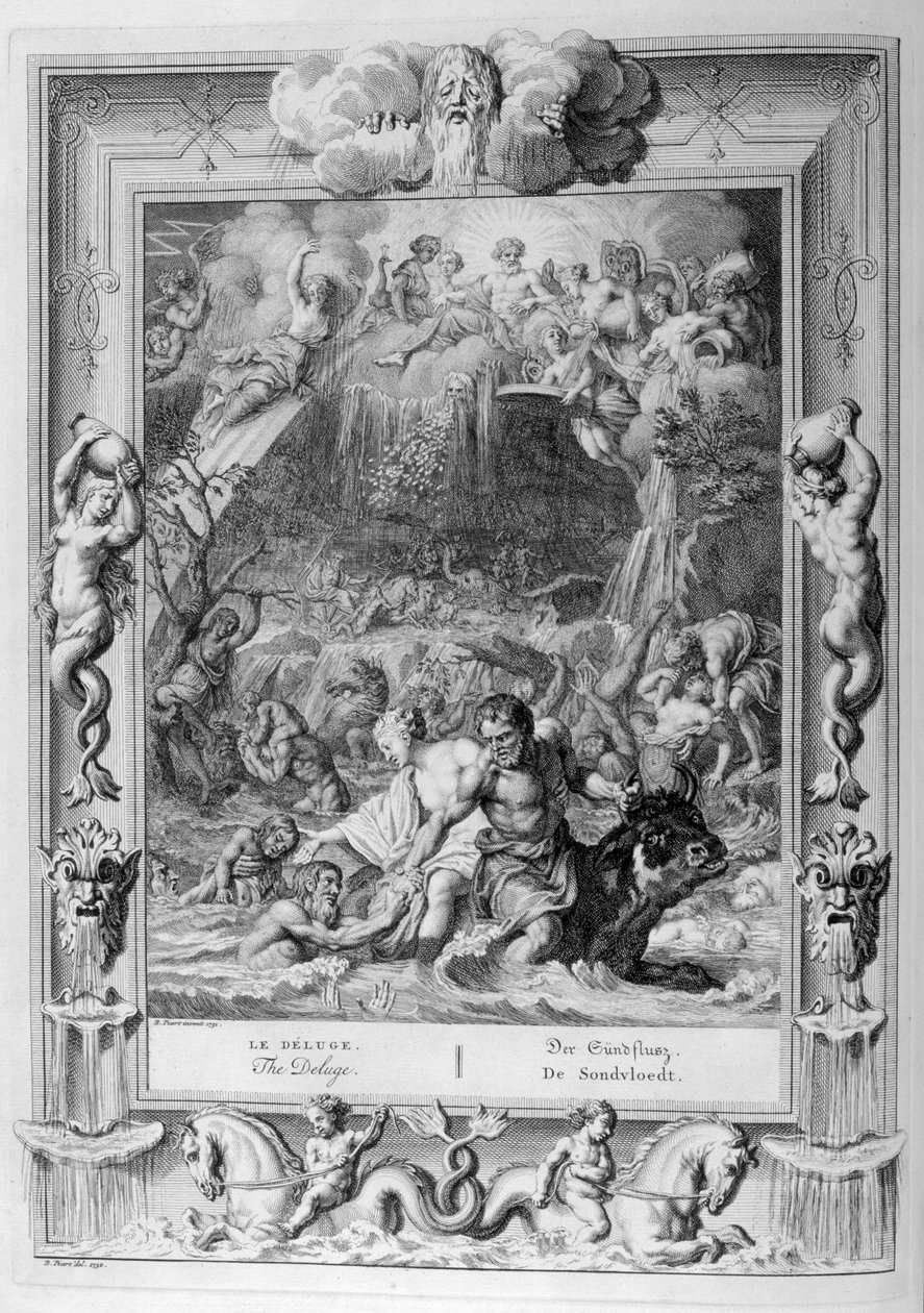 The Deluge (engraving) by Bernard Picart