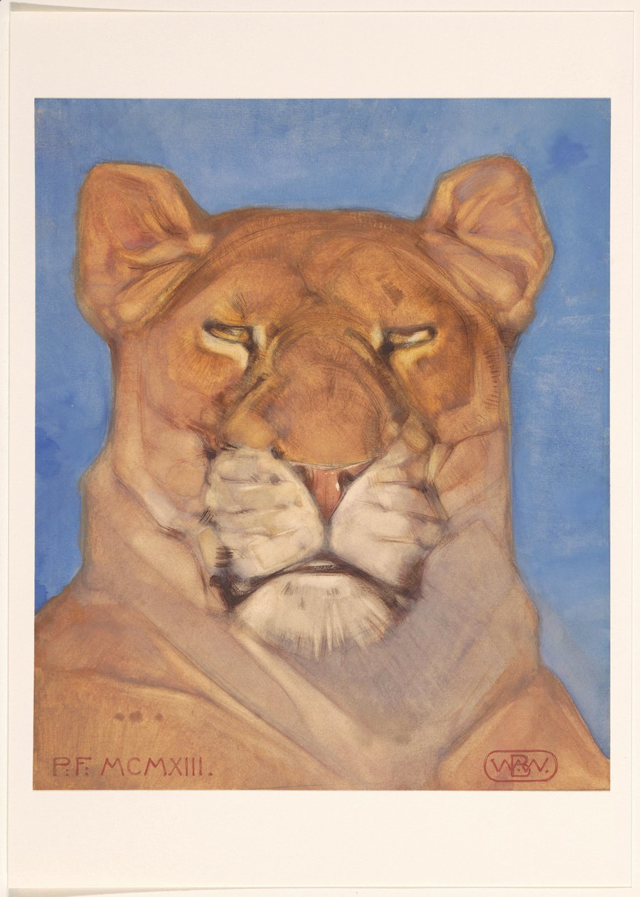 Bir dişi aslan başkanı by Bernard Willem Wierink