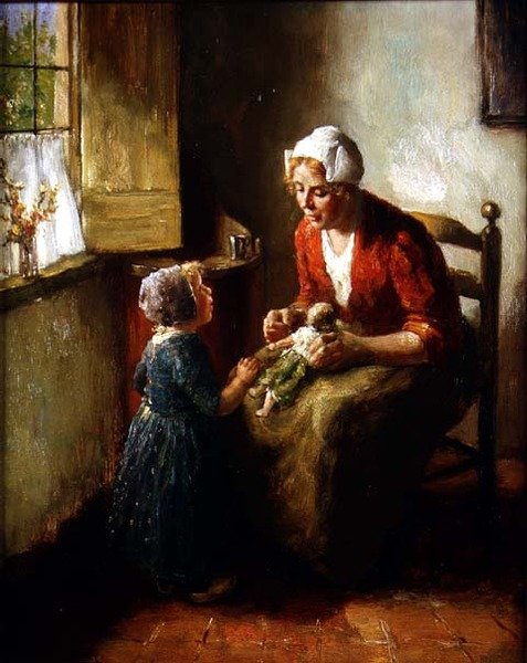 Anne ve Çocuk by Bernard de Hoog