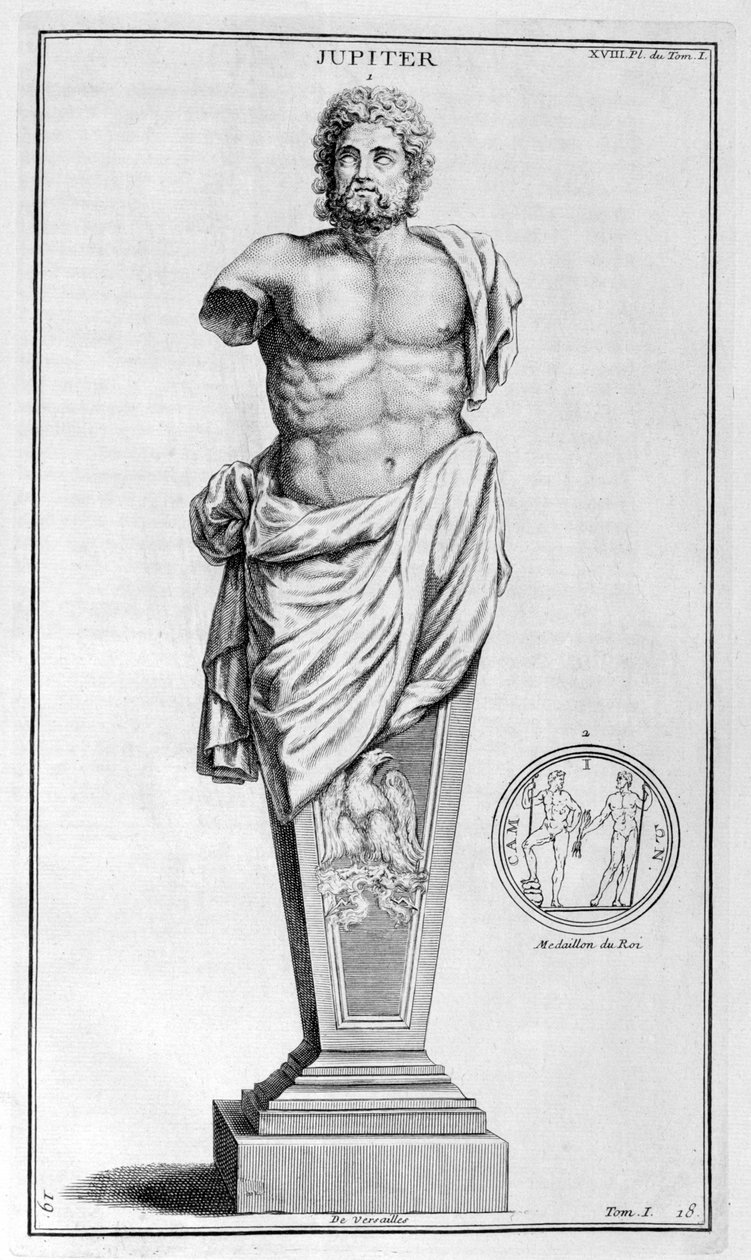 Jüpiter, 1757 by Bernard de Montfaucon