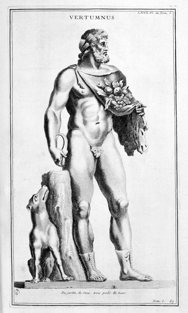 Vertumne, 1757 by Bernard de Montfaucon