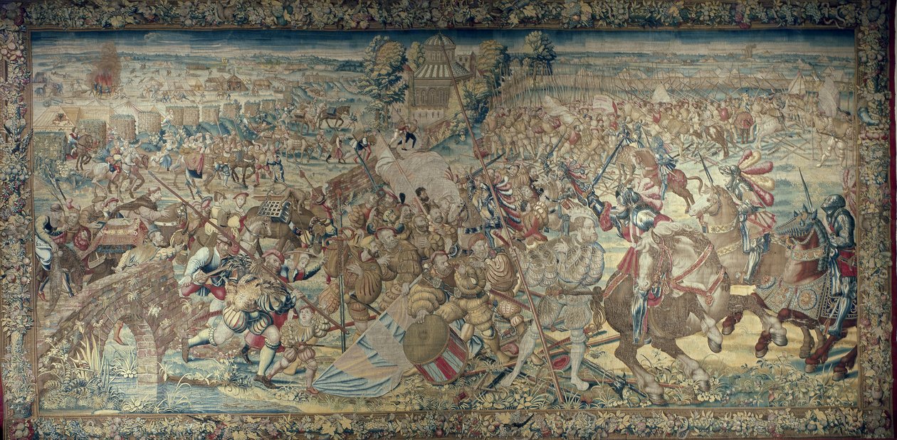 Pavia Savaşı Bölümü (1525) by Bernard van Orley