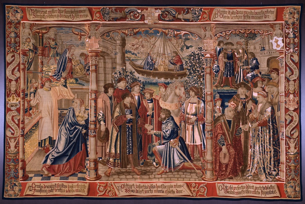 Flaman halısı. Seri The Legend of the Madonna of the Sablon (The Legend of the Lady of the Sablon). Madonna