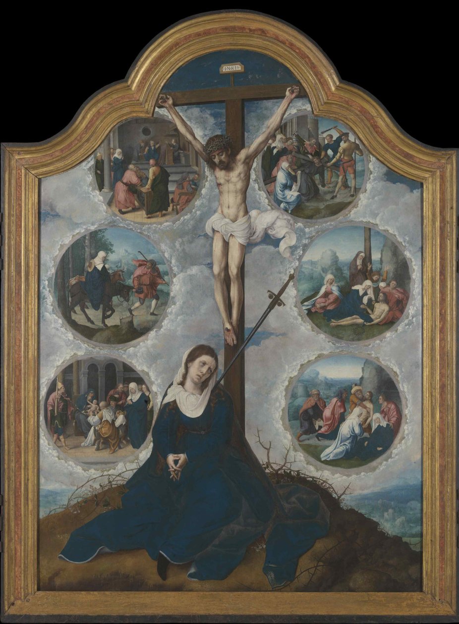 Yedi Kederli Leydimiz, yaklaşık 1525-1528. by Bernard van Orley