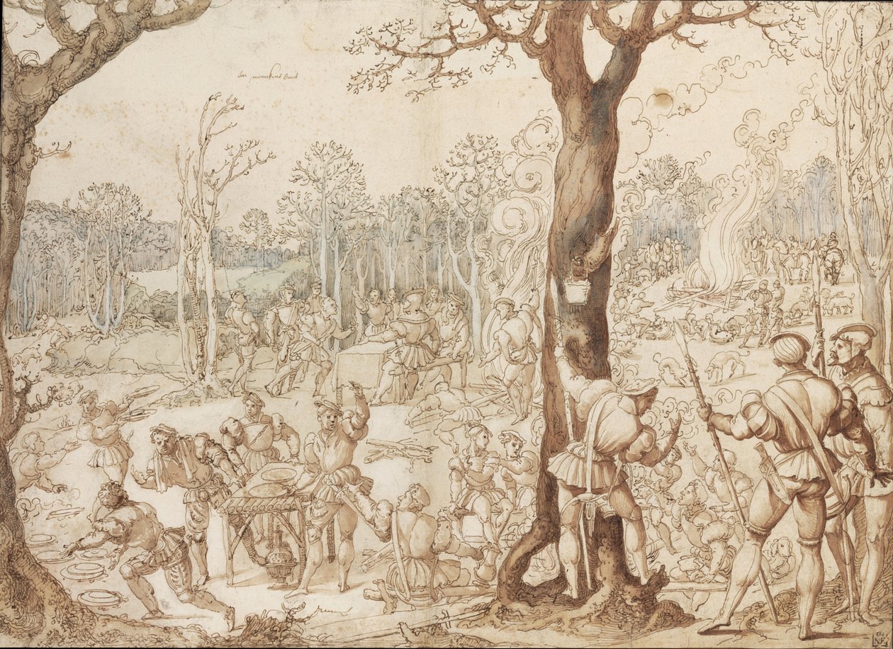 Oyunu Paylaşmak, 1525-1535 by Bernard van Orley