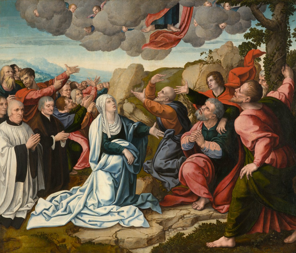 Yükseliş, yaklaşık 1530 (panelde yağ) by Bernard van Orley