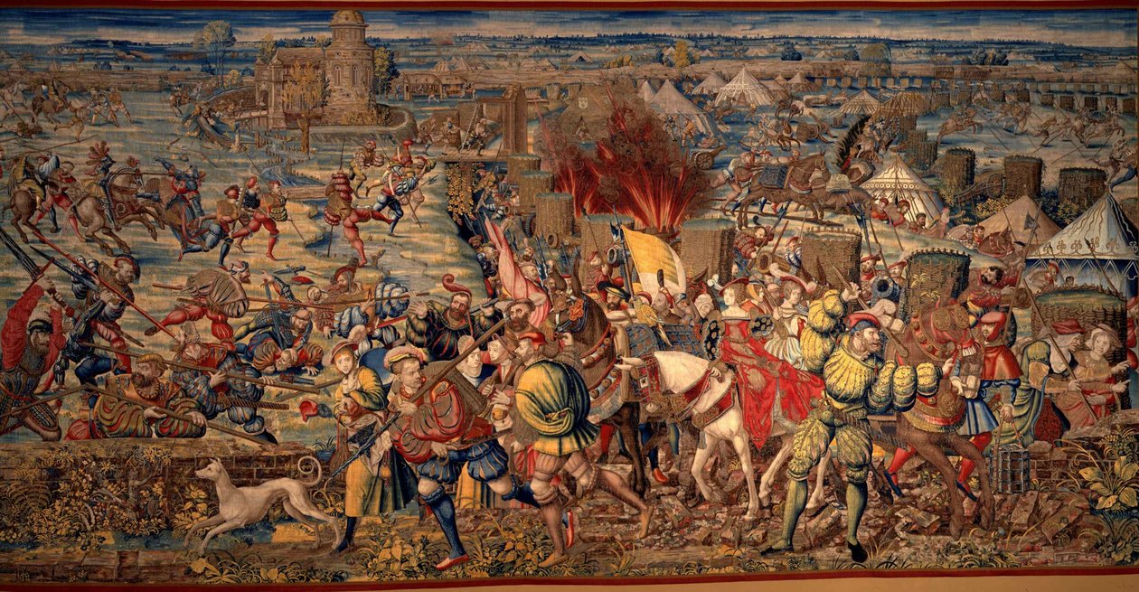 Pavia Savaşı, yaklaşık 1530. by Bernard van Orley