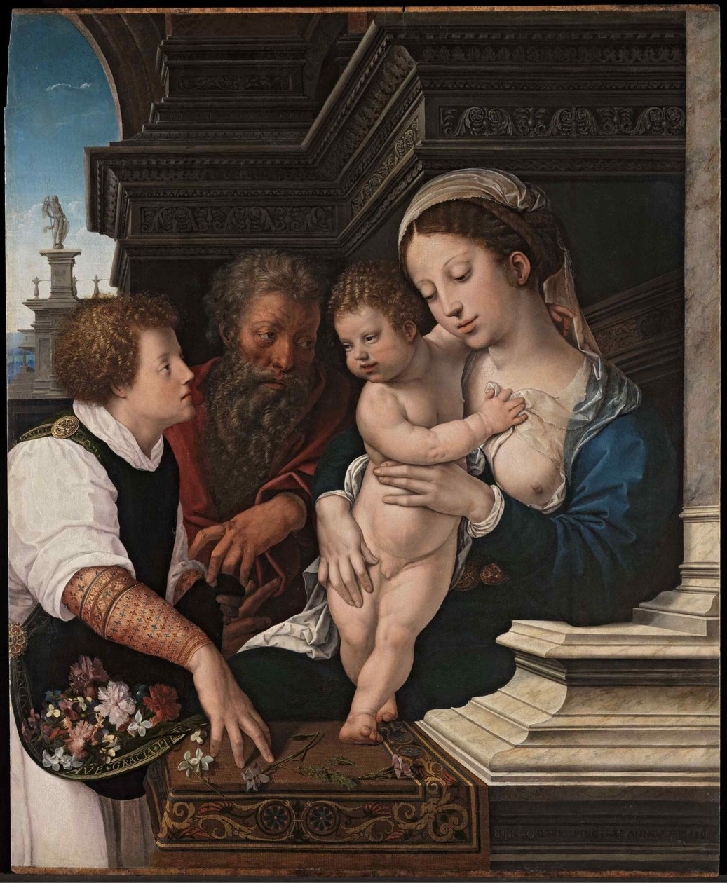 Kutsal Aile, yaklaşık 1521. by Bernard van Orley