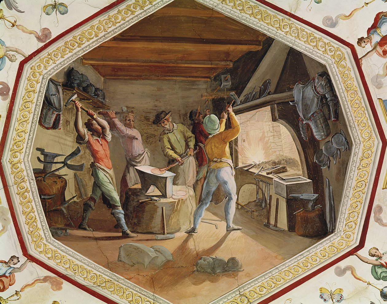 İmalat Zırhı by Bernardino Barbatelli Poccetti