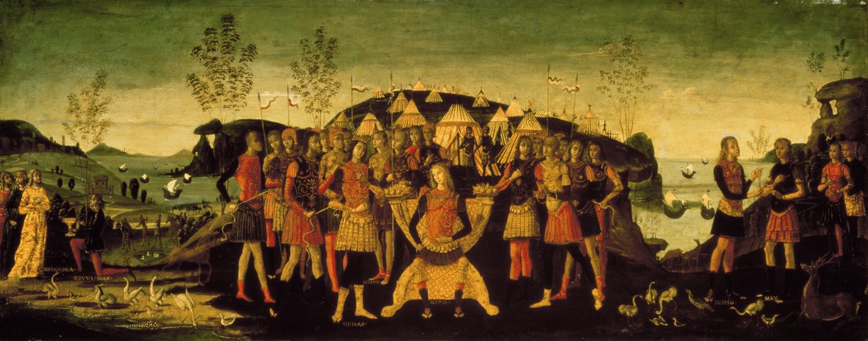 Scipio Africanus (MÖ 237-183), Kartacalı bir soylu kadın olan karısı Sophonisba