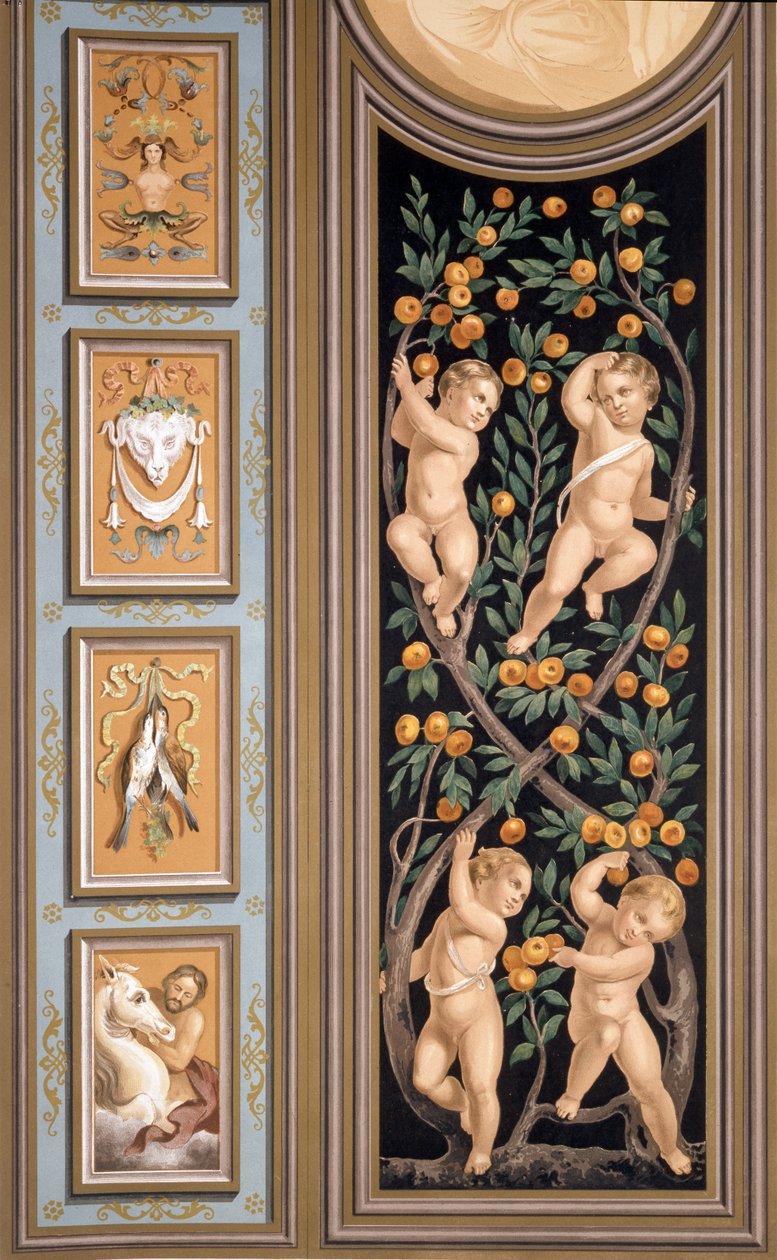 Milano, St. Ambroglio Kilisesi'nden 'İtalya'daki Saraylar ve Kiliseler, XVI. by Bernardino Luini