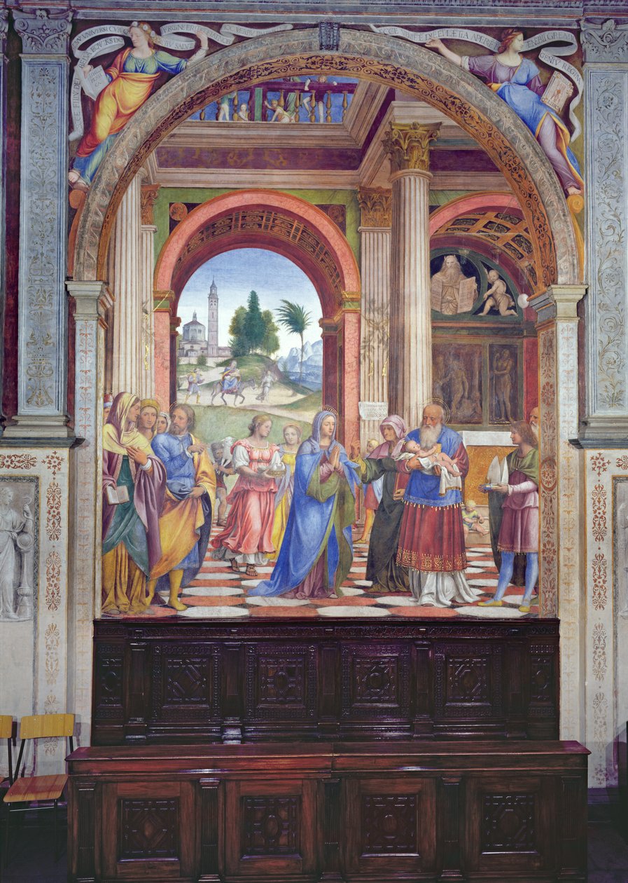 Tapınakta Sunum, 1525 by Bernardino Luini