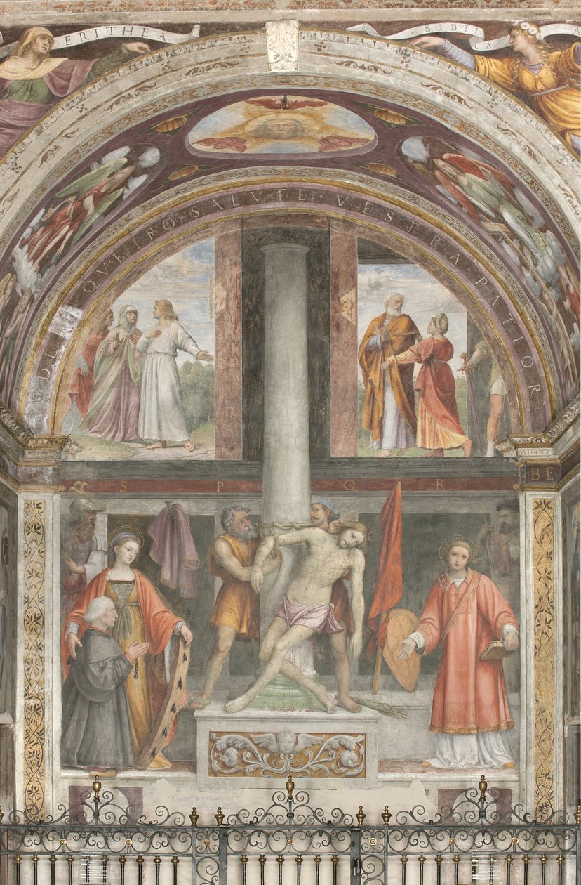 Aziz Catherine ve İsa Mesih by Bernardino Luini