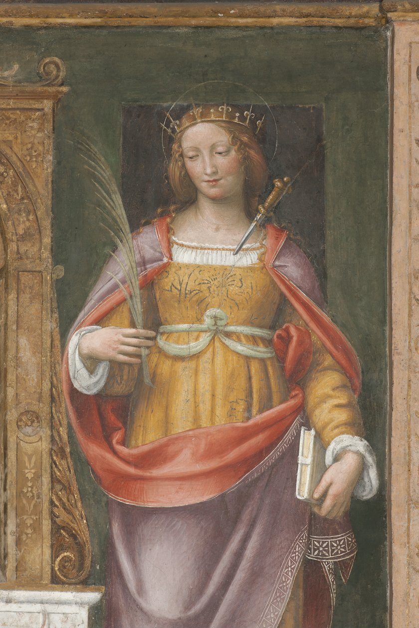 Aziz Justina by Bernardino Luini