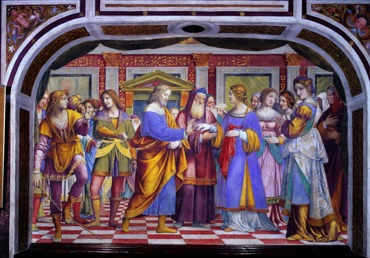 Bakirenin Evliliği, 1525 by Bernardino Luini