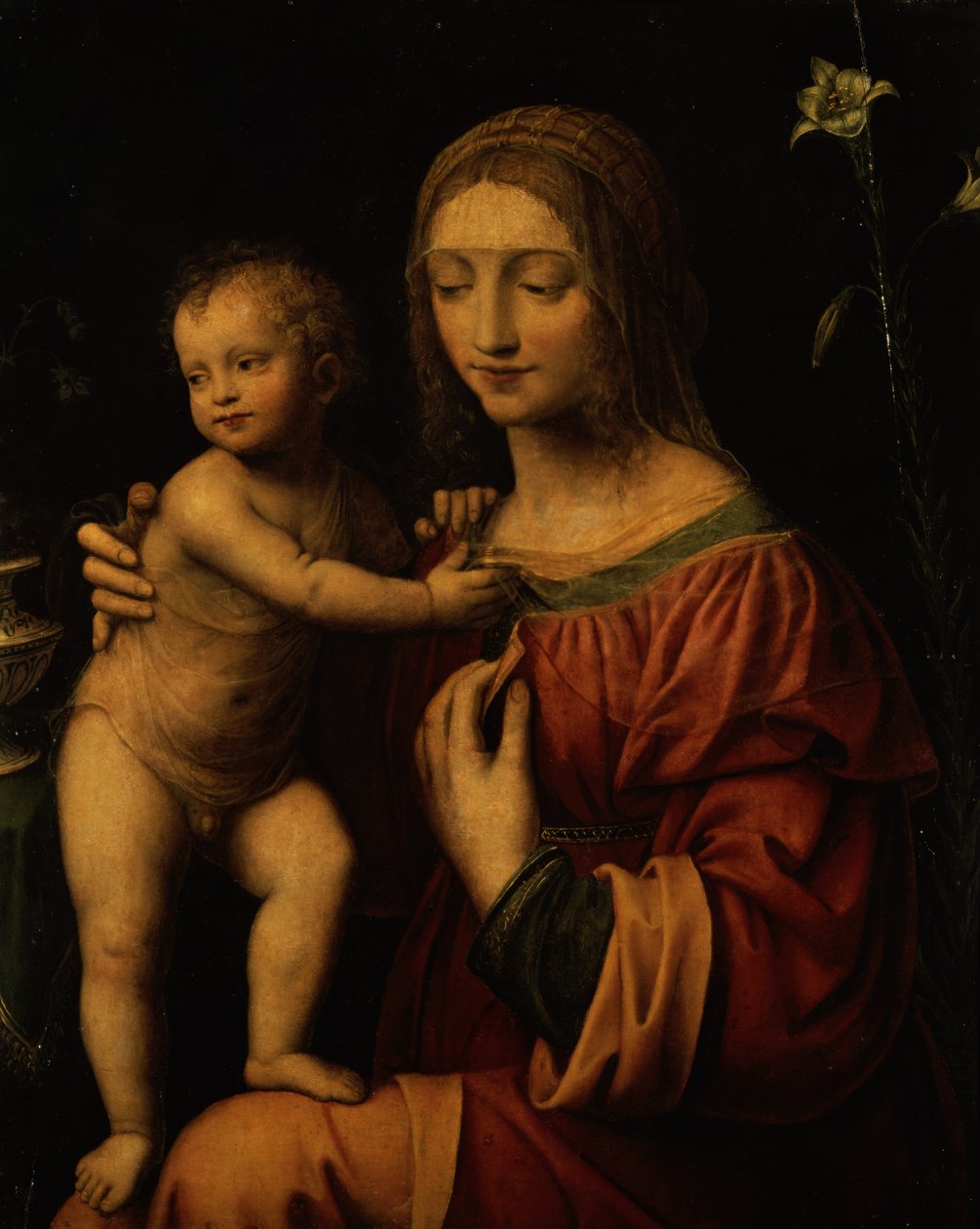 ವರ್ಜಿನ್ ಮತ್ತು ಚೈಲ್ಡ್ ಟರ್ಕ್ by Bernardino Luini