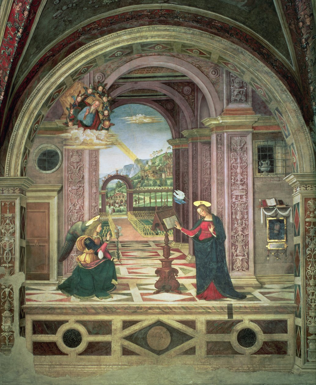 Müjde, 1501 by Bernardino di Betto Pinturicchio