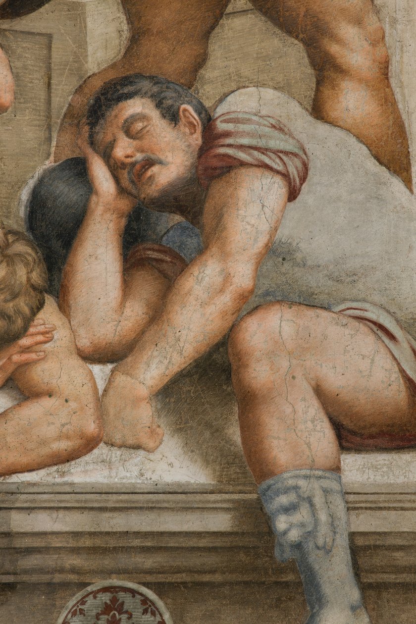 Counterfaccata, Bernardino Gatti, Diriliş 1529, Detay by Bernardino Gatti