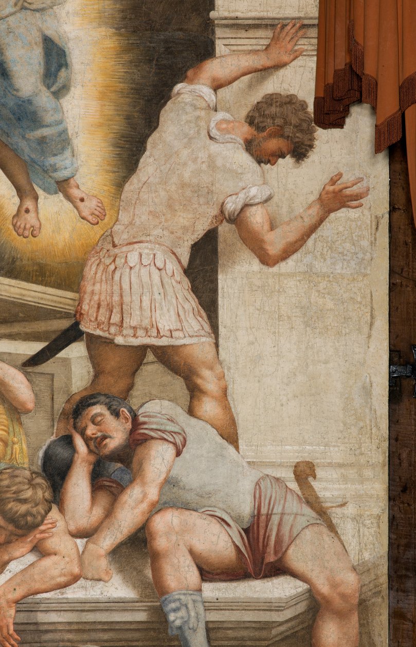 Counterfaccata, Bernardino Gatti, Diriliş 1529, Detay by Bernardino Gatti