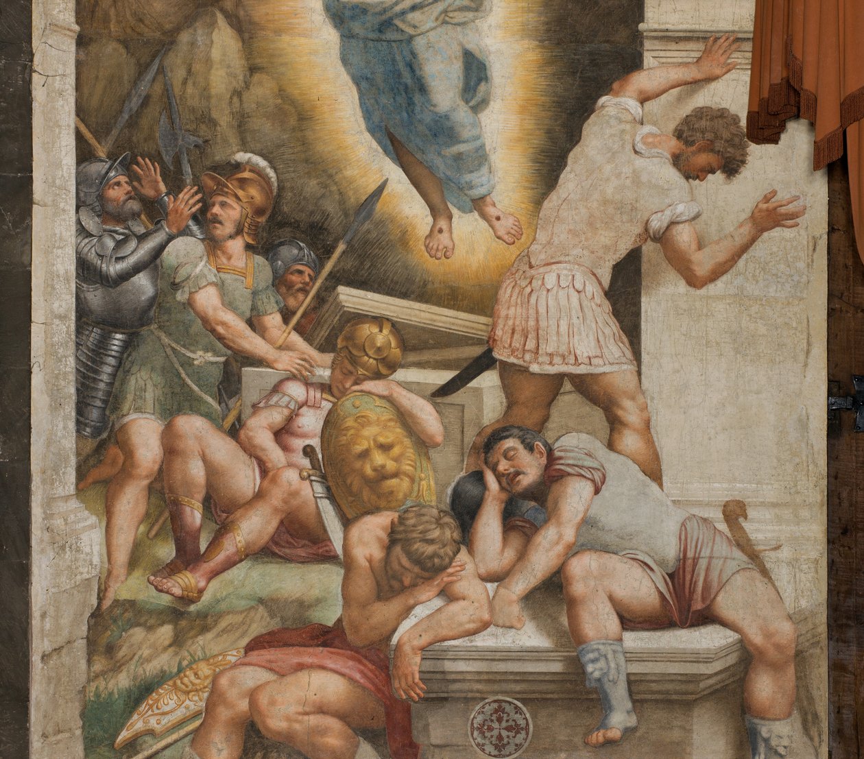 Counterfaccata, Bernardino Gatti, Diriliş 1529, Detay by Bernardino Gatti