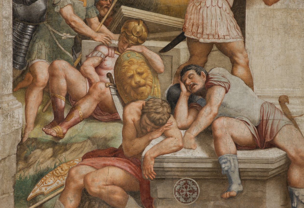 Counterfaccata, Bernardino Gatti, Diriliş 1529, Detay by Bernardino Gatti