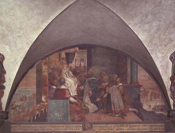 St. Antoninus Kendisini Papa III. Eugenius
