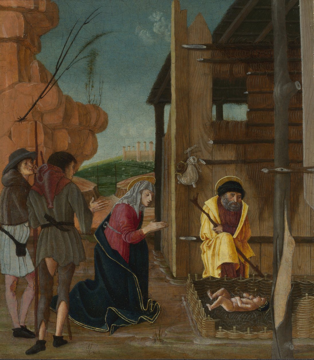 Çobanların Tapınması, yaklaşık 1485 by Bernardino Butinone