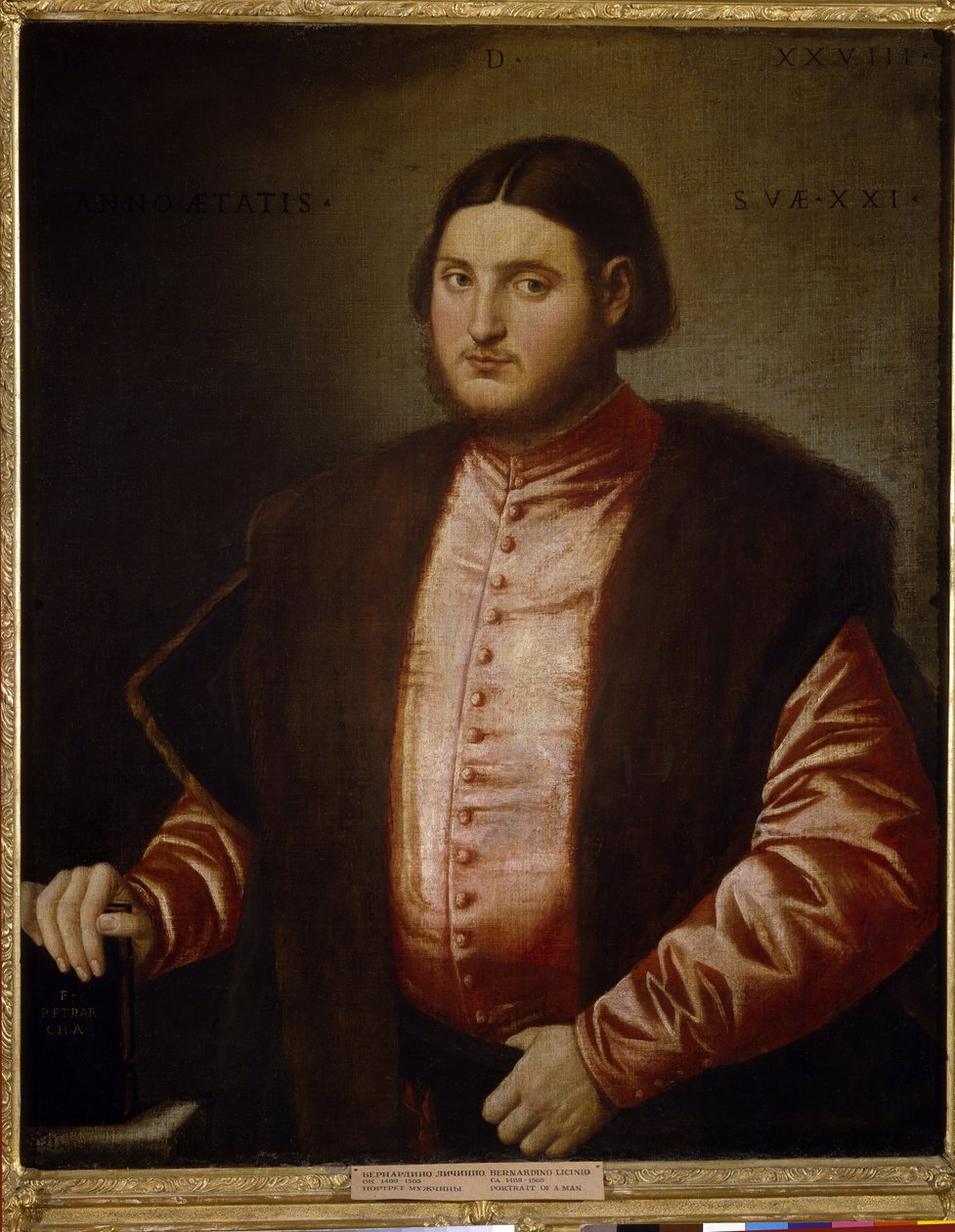 Bir adamın portresi (Bir adamın portresi). Bernardino Licinio