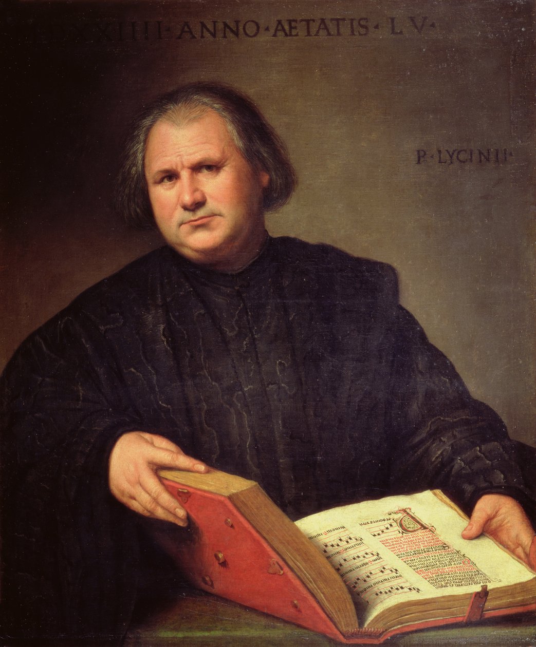 Elinde Missal Olan Bir Adamın Portresi by Bernardino Licinio