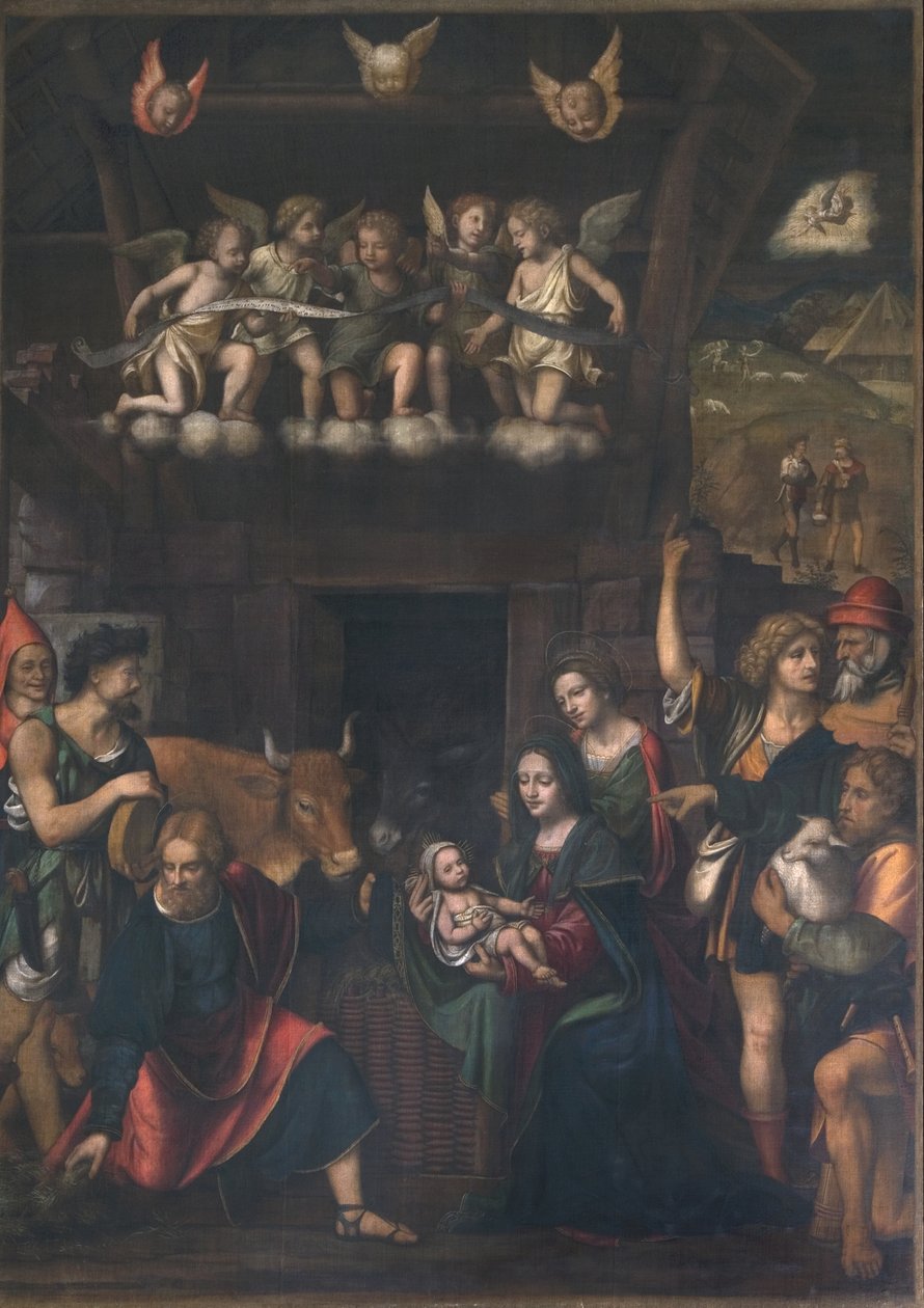 Çobanların hayranlığı by Bernardino Luini