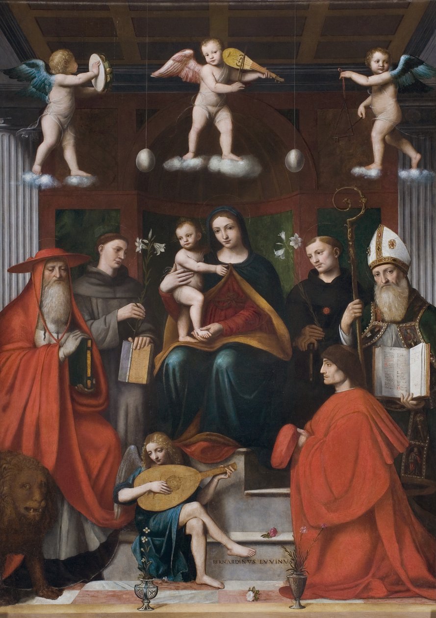 Kutsal Chonversion, birkaç raimondi, 1-6 by Bernardino Luini