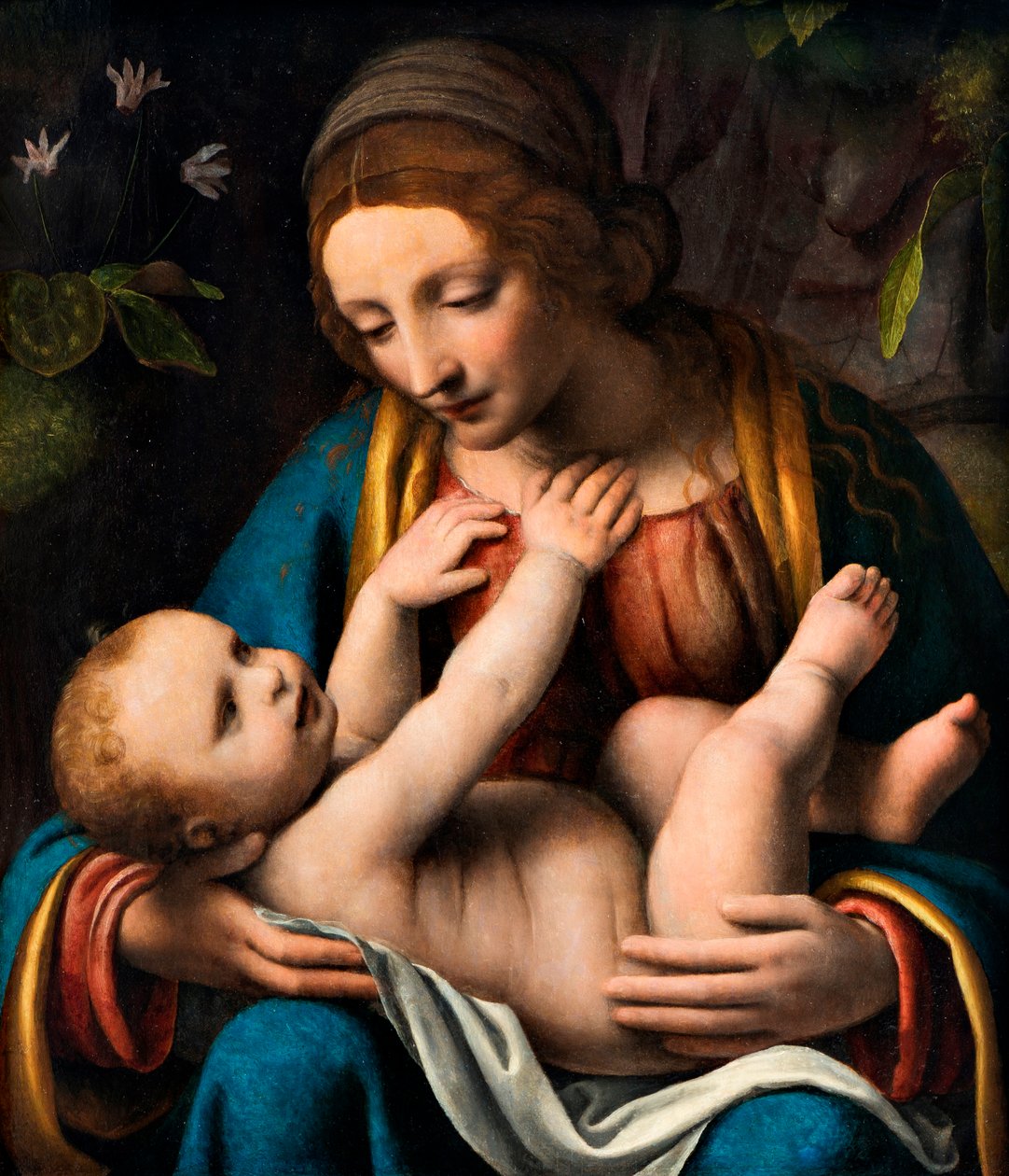 Madonna ve Çocuk, 1515-1523. by Bernardino Luini