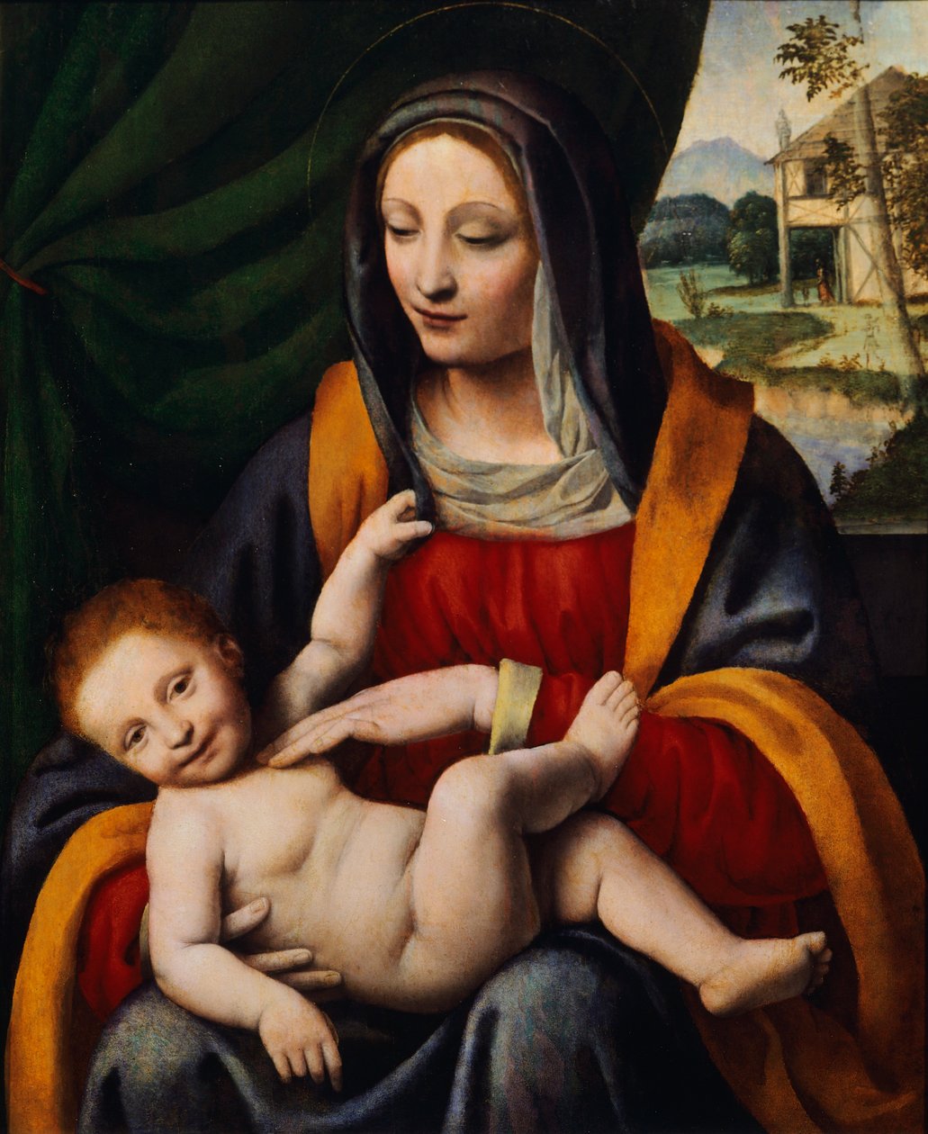 Madonna ve Çocuk, Bernardino Luini (1481- ca 1532). by Bernardino Luini