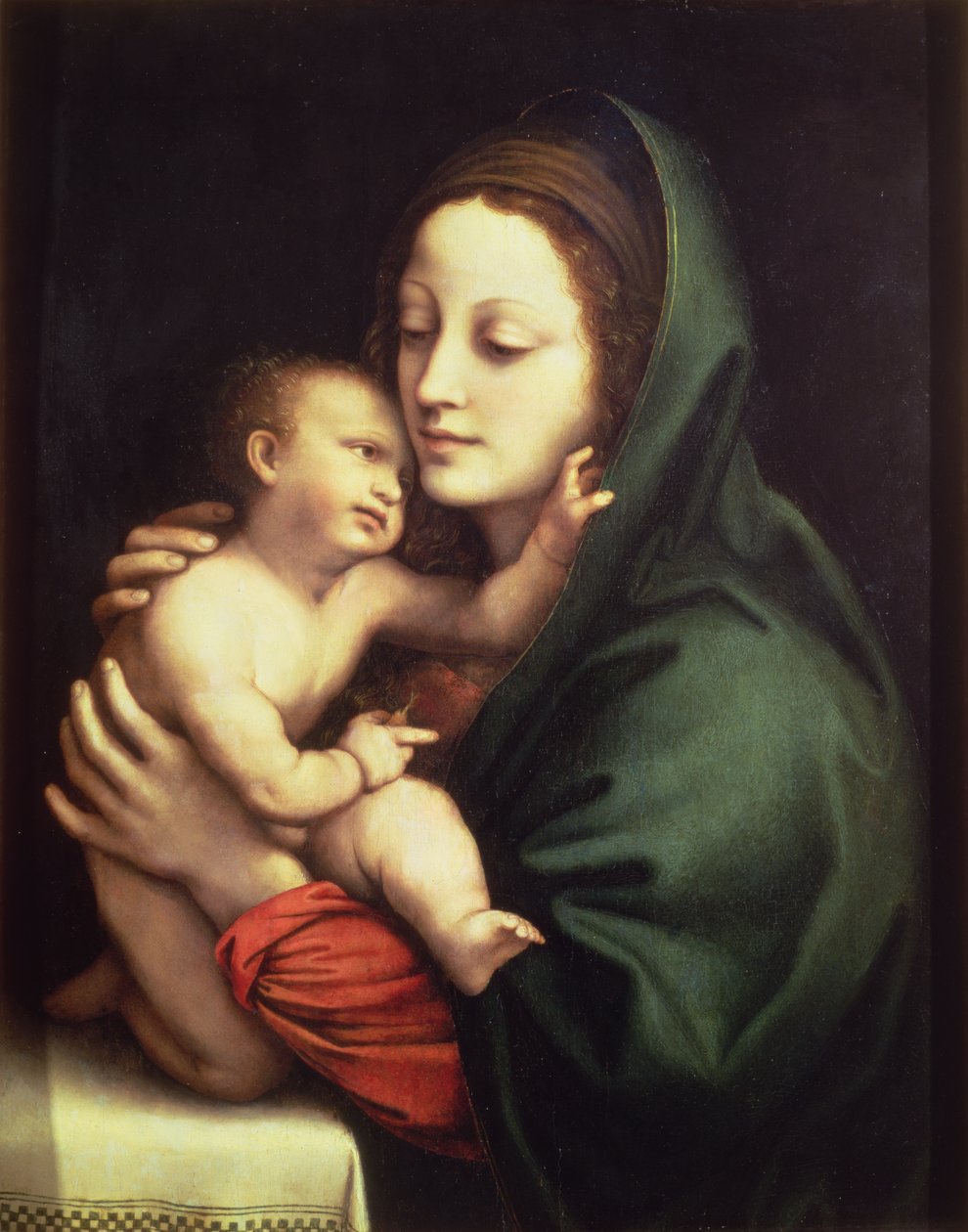 Madonna ve çocuk, c.1510 (panel) by Bernardino Luini