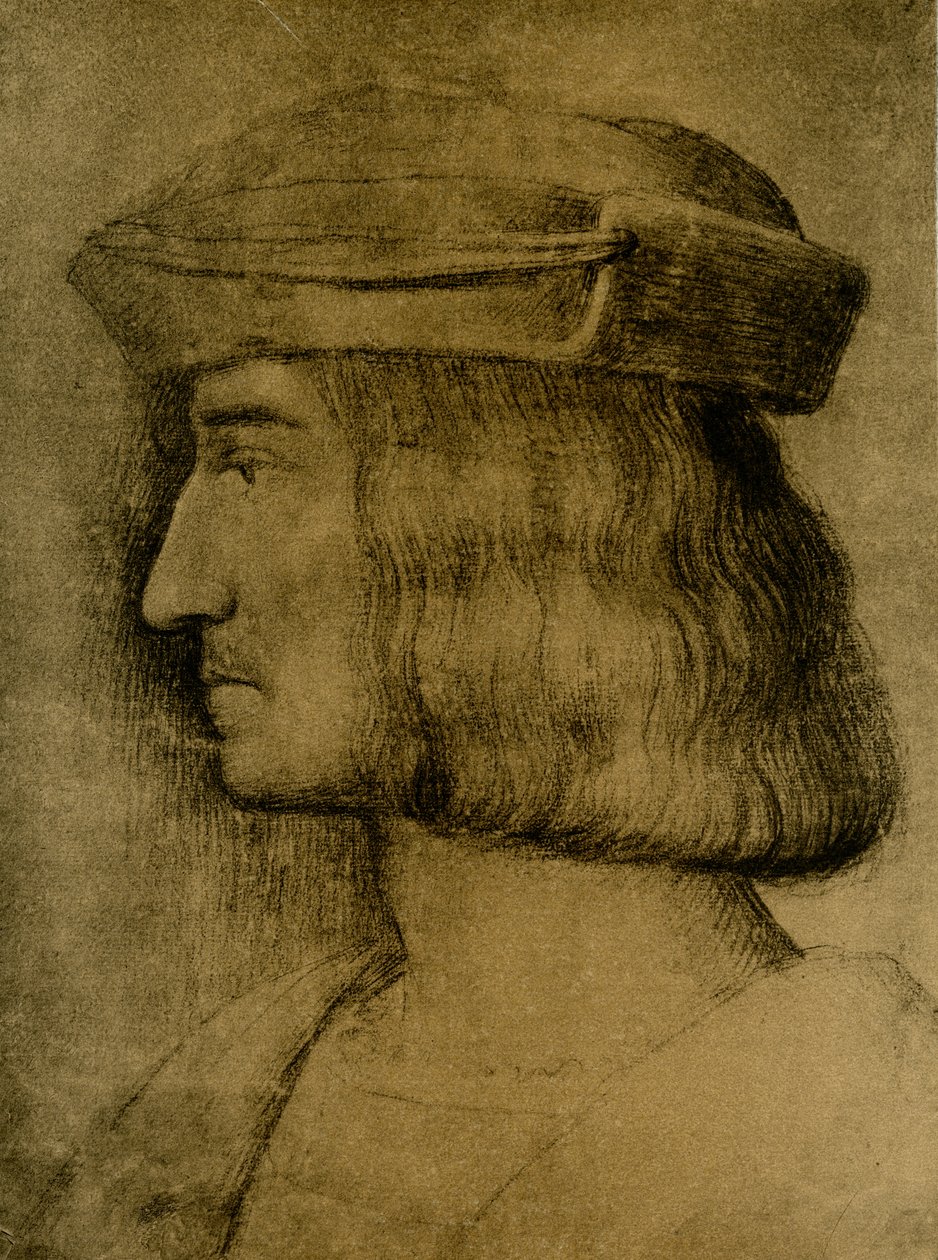 erkek portre by Bernardino Luini