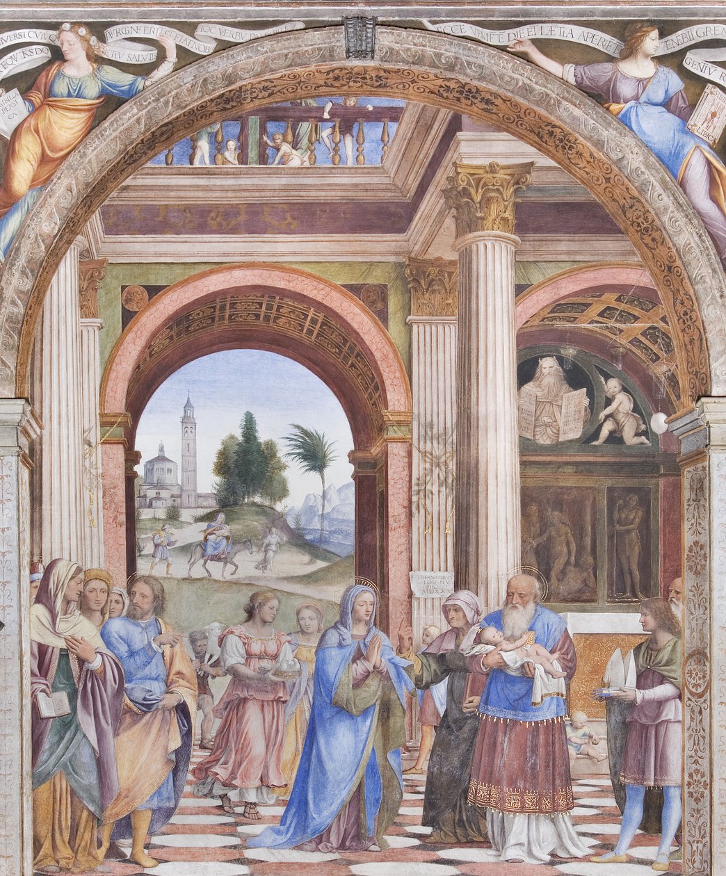 Tapınakta Sunum, 1525 by Bernardino Luini