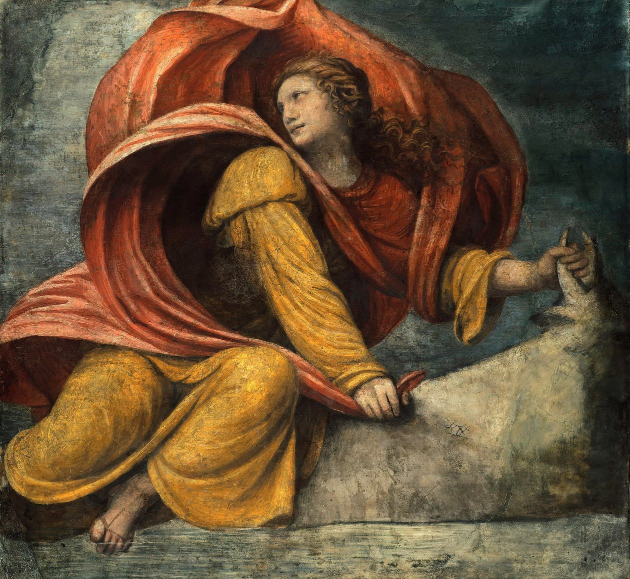 Europa par Luini, Bernardino (yaklaşık 1480-1532), - Fresk by Bernardino Luini