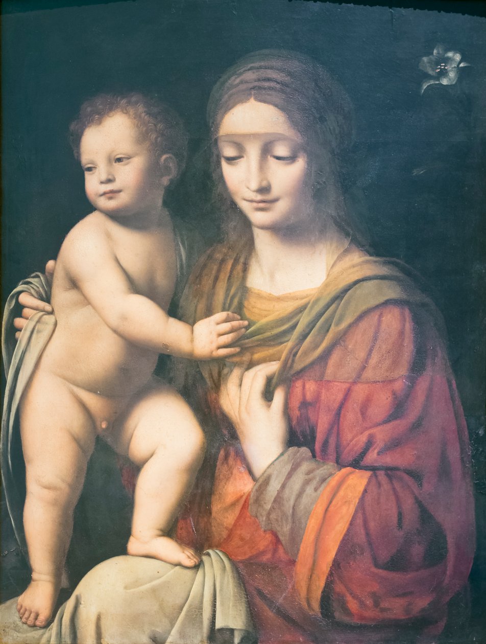 Bakire ve Çocuk by Bernardino Luini