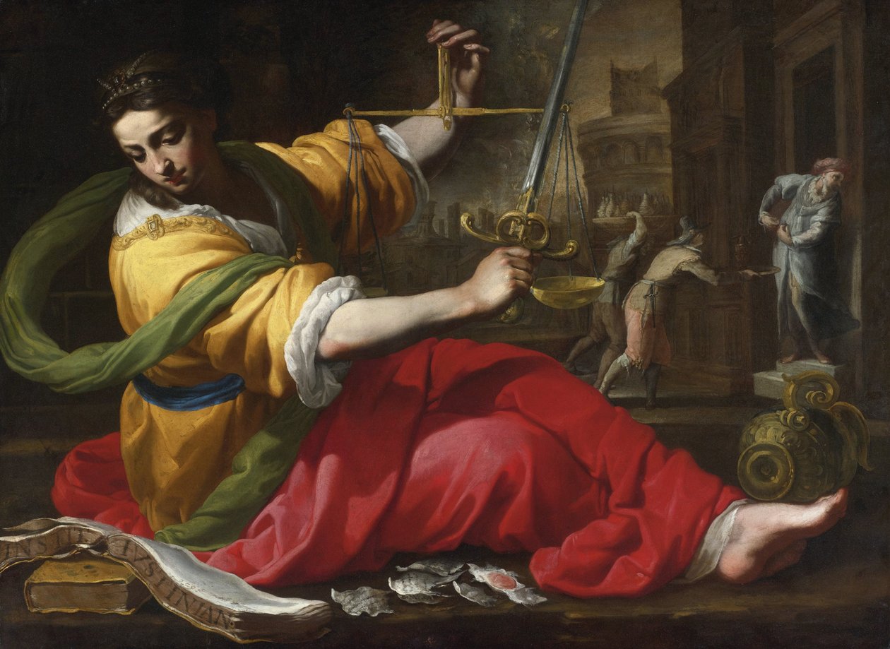 Adalet Alegorisi par Mei, Bernardino (1612-1676) by Bernardino Mei
