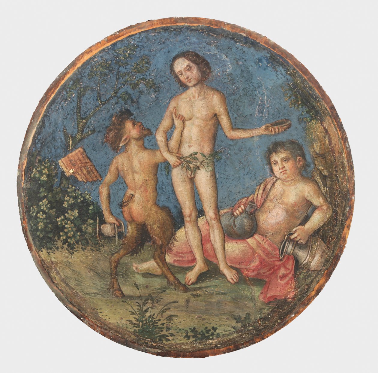 Bacchus, Pan ve Silenus, yak. 1509 by Bernardino Pinturicchio