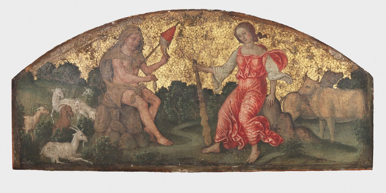 Herkül ve Omphale, M.Ö. 1509. by Bernardino Pinturicchio