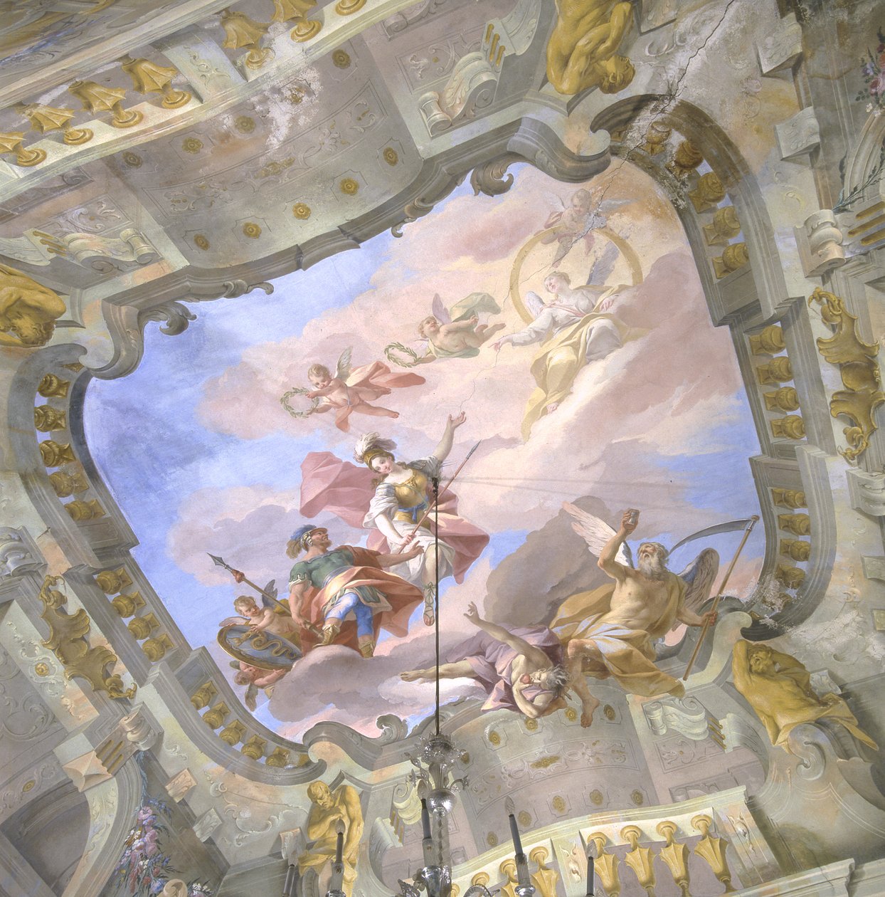 Zamanın alegorisi, c.1760 by Bernardino and Galliari Galliari