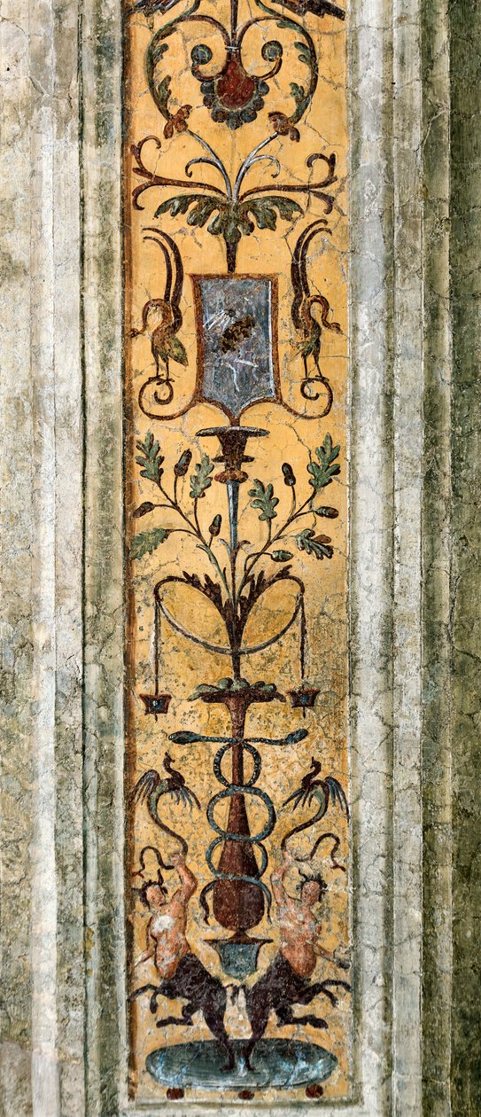 Grotesk figürlü pilastr detayı (Resim by Bernardino di Betto Pinturicchio